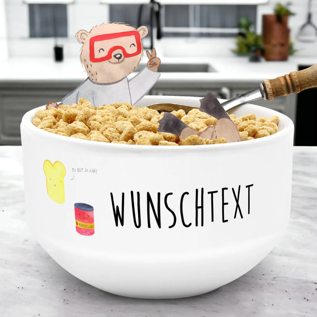 Personalisierte Müslischale Toast & Marmelade Müs­lischale mit Text, Müs­lischale Name, Suppenschüssel, Personalisierte Schüsseln, Müslischüssel, Schüssel Personalisieren, Schale Personalisieren, Bedruckte Müs­lischale, Personalisierte Schale, Müslischale, Müs­lischale mit Namen, Müs­lischale mit Name, Große Müs­lischale mit Namen, Müs­lischale Geschenk, Müs­lischale Personalisiert, Personalisierte Müs­lischale, Müs­lischale Spruch, Früstücksschüssel, Müs­lischale Namen, Lustige Sprüche, Tiere, Tiermotive, Gute Laune, Dreamteam, Küche Spruch, Marmelade, Süße Postkarte, Küche Deko, Frühstück Einladung, Süß, Brot, Toast, Toastbrot