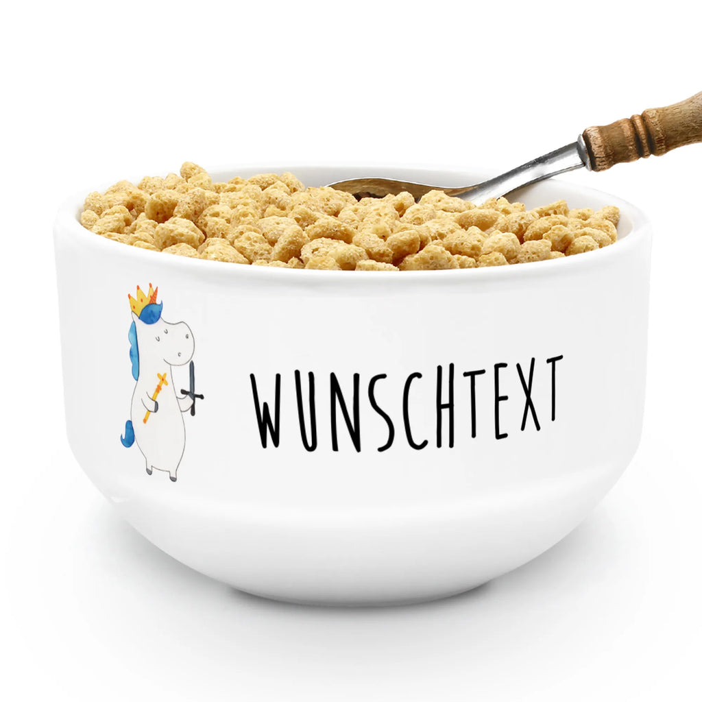 Personalized Muesli Bowl unicorn king with sword breakfast bowl, soup bowl, muesli bowl, bowl, personalized cereal bowl, dessert bowl, ceramic bowl, snack bowl, porcelain bowl, salad bowl, fruit bowl, unicorn, unicorns, Prosecco, King, Chancellor, sword, gift boyfriend, Unicorn, Princess, President, present boy, Emperor, Ruler, Crown