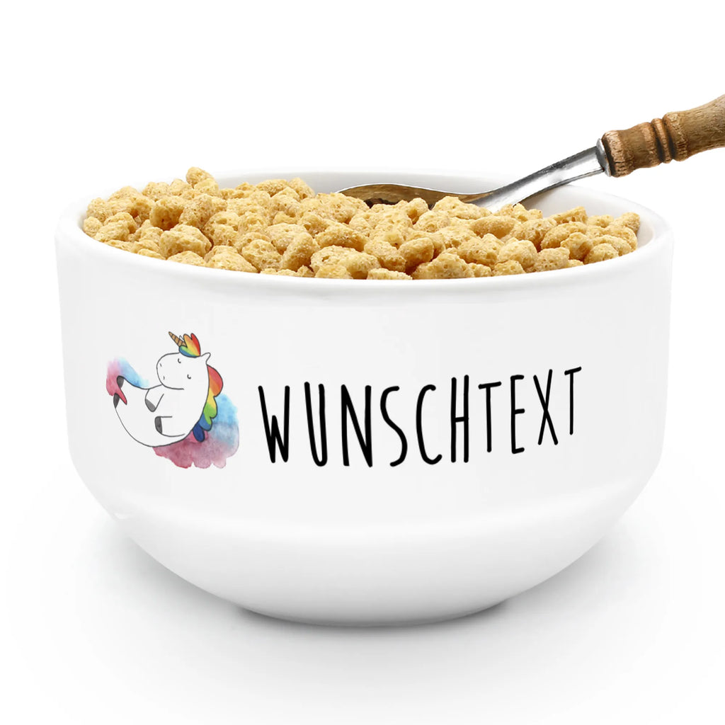 Personalized Muesli Bowl unicorn cloud 7 porcelain bowl, soup bowl, bowl, snack bowl, muesli bowl, personalized cereal bowl, fruit bowl, breakfast bowl, dessert bowl, salad bowl, ceramic bowl, unicorn, unicorns, in love, people, gift, reality, Unicorn, faith, smile, Funny, witty