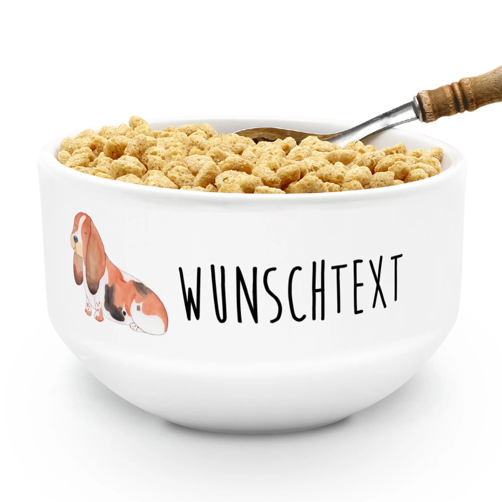 Personalized Muesli Bowl Dog Basset Hound snack bowl, ceramic bowl, porcelain bowl, muesli bowl, breakfast bowl, personalized cereal bowl, salad bowl, dessert bowl, soup bowl, bowl, fruit bowl, dog, mutt, hound, woof, dog mama, dog breed, love dogs, love for dogs, dog decorative items, bag with dog print, funny gifts for dog owners, what do you give a dog lover, Christmas gifts for dogs, gifts for dogs, dog sayings, Dog, basset, dog love, basset hound, childless