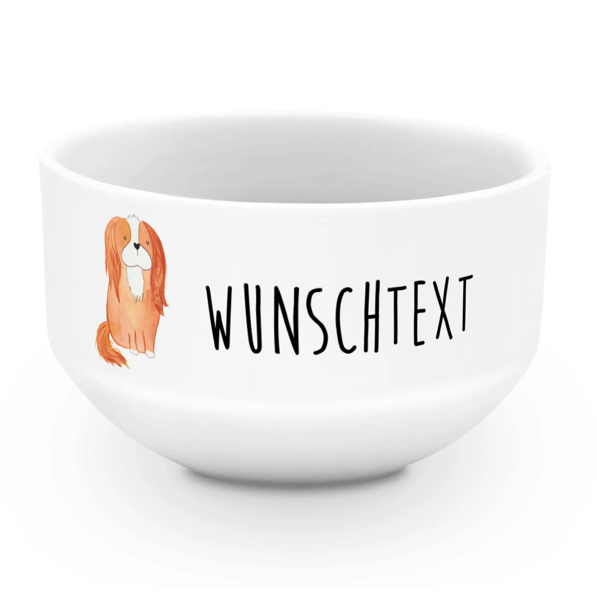 Personalizowana miska na musli pies Cavalier King Charles Spaniel Pies, motyw psa, zwierzę domowe, rasa psa, miłośnik zwierząt, właściciel psa, powiedzenia