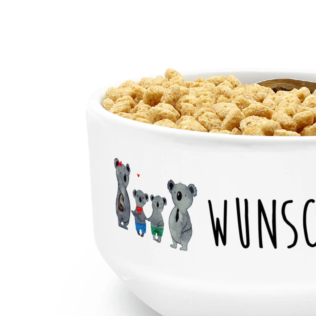 Personalizowana miska na musli Rodzina koali dwa Rodzina, Dzień Ojca, Dzień Matki, brat, siostra, mama, tata, babcia, dziadek