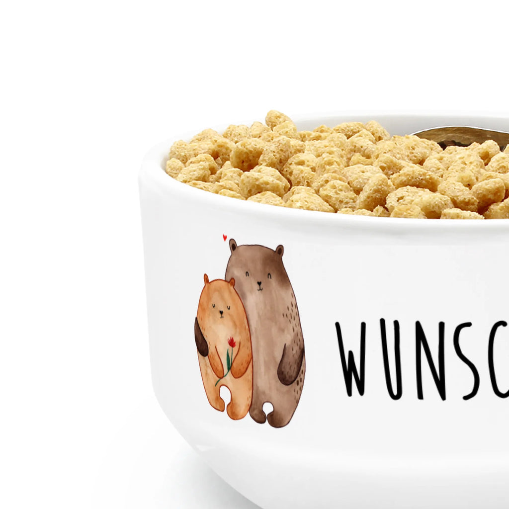 Personalized Muesli Bowl Bears in love snack bowl, personalized cereal bowl, fruit bowl, muesli bowl, porcelain bowl, ceramic bowl, breakfast bowl, soup bowl, dessert bowl, bowl, salad bowl, Love, Loving, Two, Together, Marriage, Engagement, Proposal of marriage, Love gift, gift for her, gift for him, anniversary gift, Married, Girlfriend, Wedding anniversary, Anniversary, In love, Bears, Engaged, Gift Girlfriend, Bear, Partner, Gift Wedding, Gift Friend, Boyfriend, Proof of love