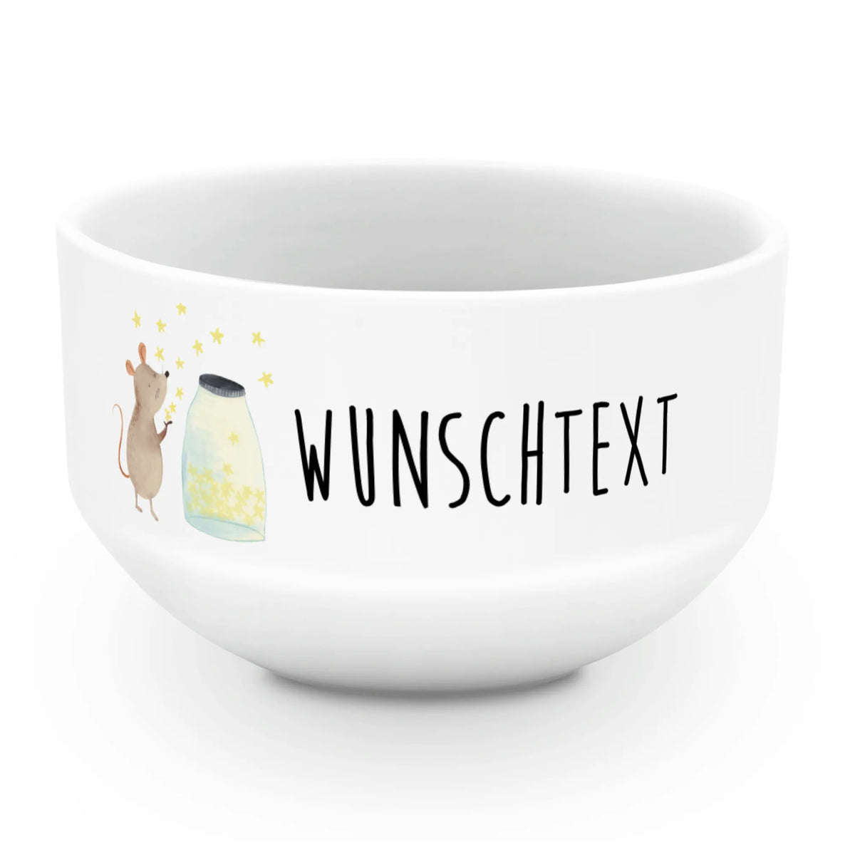 Personalizowana miska na musli mysz Gwiazdy Motywy zwierzęce, dobra energia, zabawne powiedzonka, zwierzęta