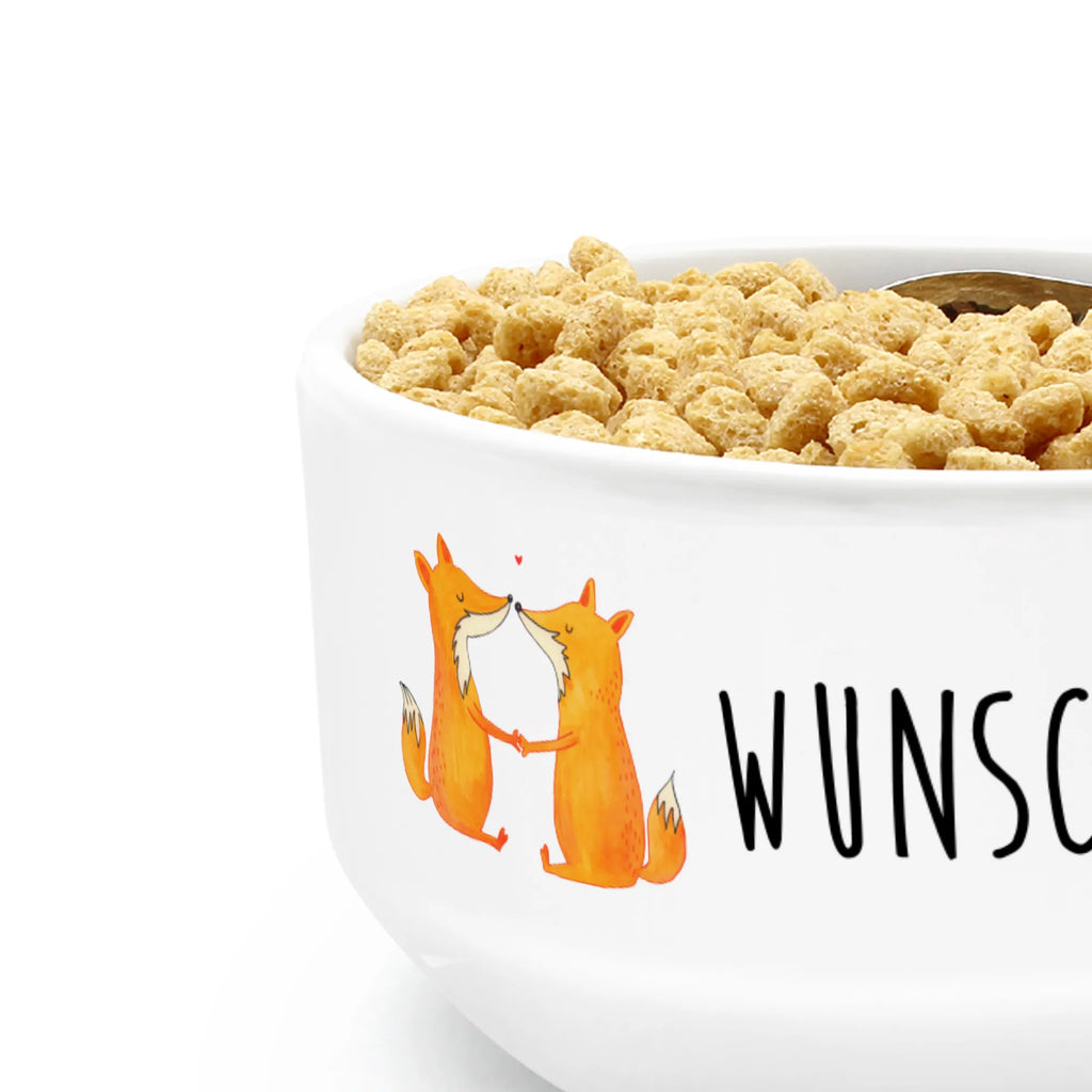 Personalized Muesli Bowl foxes Love salad bowl, fruit bowl, snack bowl, dessert bowl, bowl, soup bowl, breakfast bowl, porcelain bowl, ceramic bowl, muesli bowl, personalized cereal bowl, fox, foxes, forest wildlife, clever as a fox, animal lover, girlfriend, couple, boyfriend, husband, proof of love, marriage, lovers, fiancée, love, wife, partner