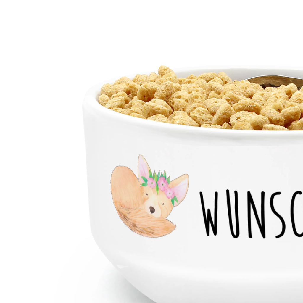 Personalisierte Müslischale Wüstenfuchs Blumenkranz Müs­lischale Name, Müs­lischale mit Text, Müs­lischale Personalisiert, Personalisierte Müs­lischale, Bedruckte Müs­lischale, Früstücksschüssel, Suppenschüssel, Müs­lischale Namen, Schale Personalisieren, Müs­lischale mit Namen, Müs­lischale mit Name, Müs­lischale Spruch, Schüssel Personalisieren, Personalisierte Schale, Müs­lischale Geschenk, Müslischale, Personalisierte Schüsseln, Große Müs­lischale mit Namen, Müslischüssel, Afrika, Wildtiere, Wüstenfuchs, Wüste, Blumen, Blumenkranz, Glücklich