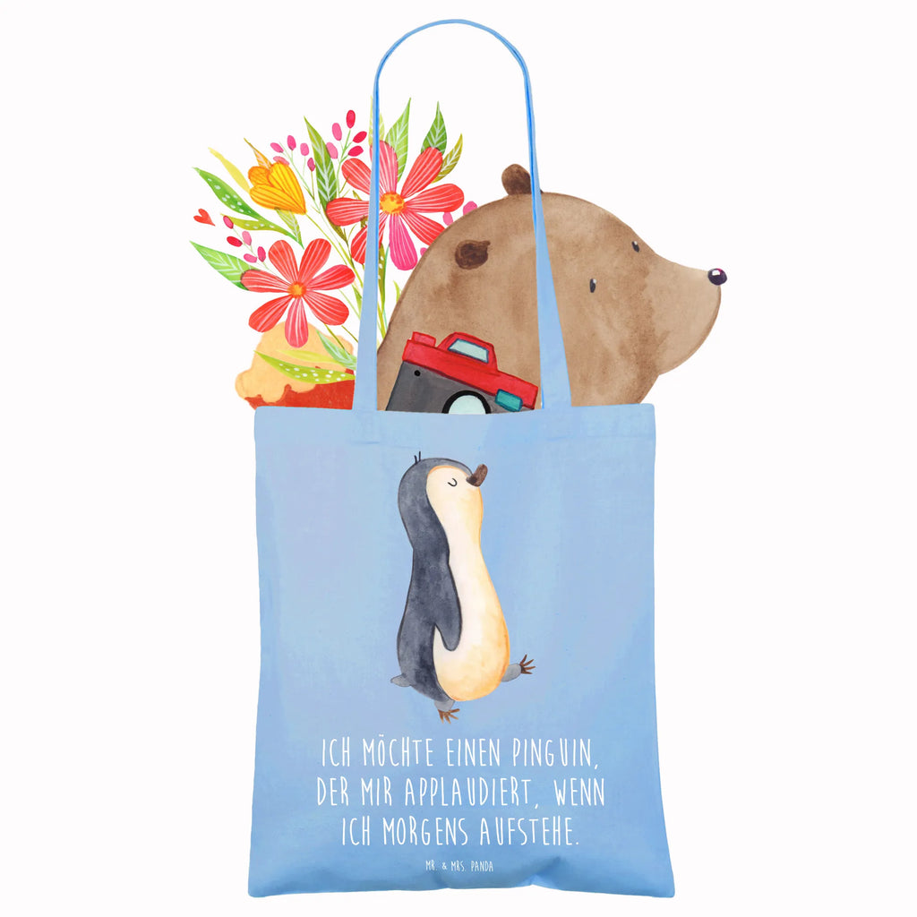 Tote bag Penguin march Jutebeutel, Einkaufstüte, Einkaufstasche, Tragetasche, Beutel, Strandtasche, Stofftasche, Badetasche, Beuteltasche, Schultertasche, Jutetasche, Laptoptasche, Tasche, Stoffbeutel, Shopper, Umhängetasche, Pinguin, Schwester, Familie, Bruder, Pinguine, Frühaufsteher, Langschläfer
