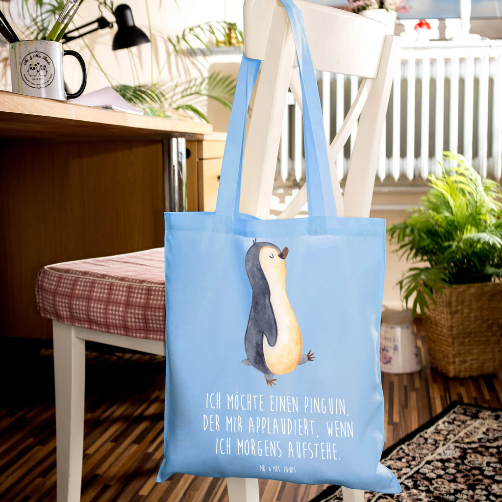 Tote bag Penguin march Jutebeutel, Einkaufstüte, Einkaufstasche, Tragetasche, Beutel, Strandtasche, Stofftasche, Badetasche, Beuteltasche, Schultertasche, Jutetasche, Laptoptasche, Tasche, Stoffbeutel, Shopper, Umhängetasche, Pinguin, Schwester, Familie, Bruder, Pinguine, Frühaufsteher, Langschläfer