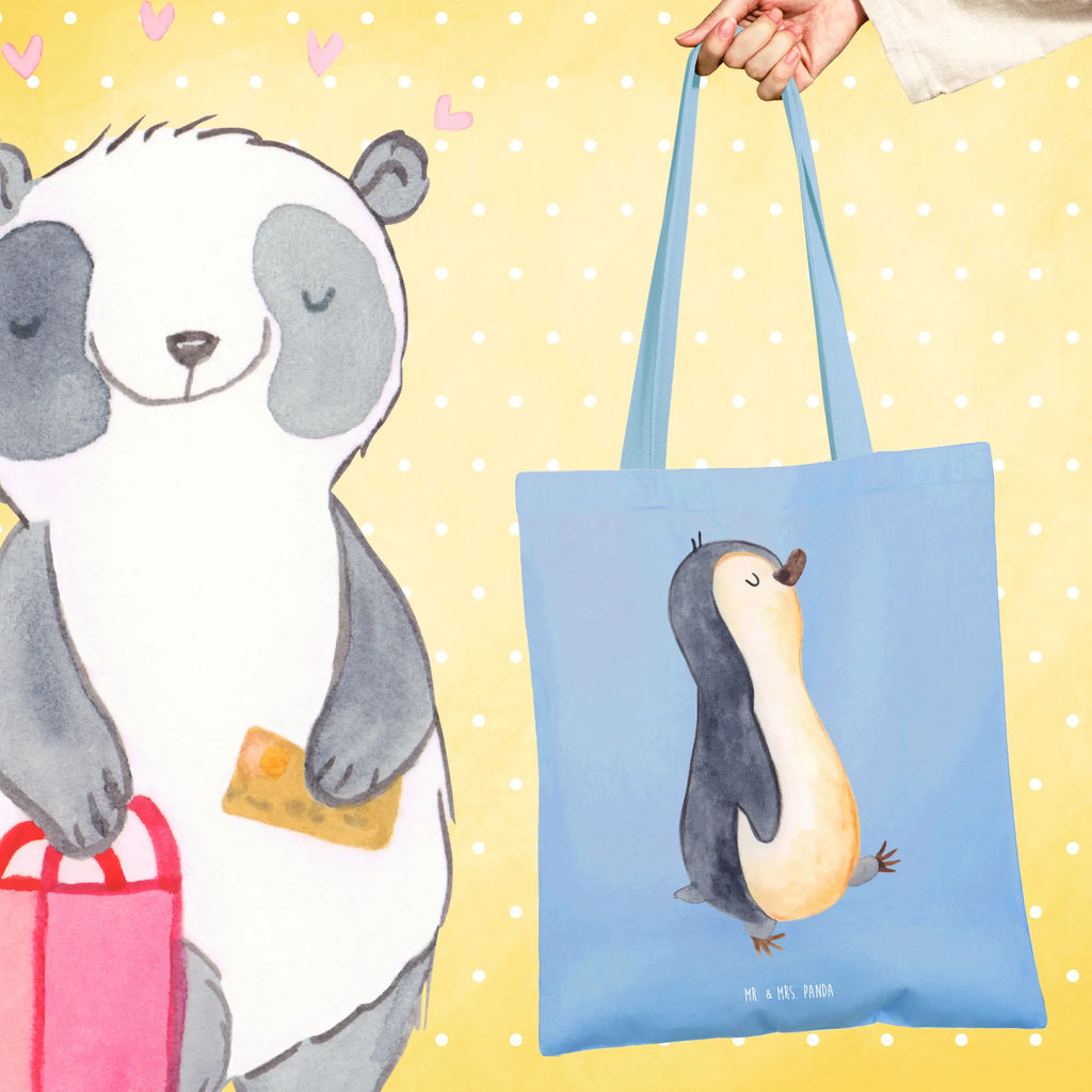 Tote bag Penguin march Jutebeutel, Einkaufstüte, Einkaufstasche, Tragetasche, Beutel, Strandtasche, Stofftasche, Badetasche, Beuteltasche, Schultertasche, Jutetasche, Laptoptasche, Tasche, Stoffbeutel, Shopper, Umhängetasche, Pinguin, Schwester, Familie, Bruder, Pinguine, Frühaufsteher, Langschläfer