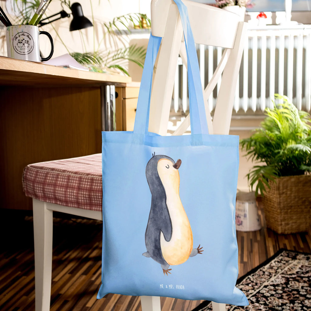 Tote bag Penguin march Jutebeutel, Einkaufstüte, Einkaufstasche, Tragetasche, Beutel, Strandtasche, Stofftasche, Badetasche, Beuteltasche, Schultertasche, Jutetasche, Laptoptasche, Tasche, Stoffbeutel, Shopper, Umhängetasche, Pinguin, Schwester, Familie, Bruder, Pinguine, Frühaufsteher, Langschläfer