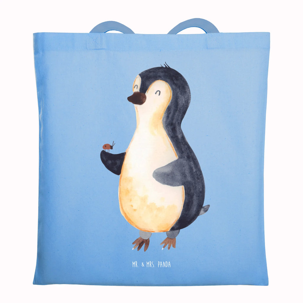 Tote bag Penguin ladybug Stoffbeutel, Badetasche, Strandtasche, Schultertasche, Shopper, Einkaufstasche, Umhängetasche, Beutel, Tragetasche, Einkaufstüte, Laptoptasche, Beuteltasche, Tasche, Stofftasche, Jutebeutel, Jutetasche, Pinguin, Lebensfreude, Liebe, Glück, Marienkäfer, Wunder, Pinguine, Freude