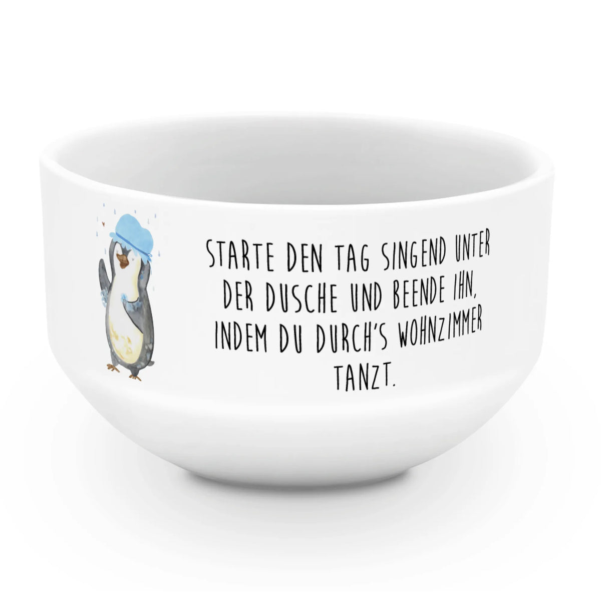 Müslischale Pinguin Duschen frühstücksbowl, Obstschale, Design Müslischale, Design Schale, Suppenschüssel, dessertschale, Motiv Müslischale, Porzellan Schale, schälchen, suppenschale, müslibowl, Müslischüssel, Müslischale Porzellan, Snackschale, Müsli Schüssel, salatschälchen, Müslischale mit Spruch, Müsli Schale, frühstücksschale, beilagenschüssel, Bowlschale, suppenbowl, Porzellan Müslischale, Dessertschüssel, Schüssel, puddingschale, joghurtbowl, schale, porzellanschüssel, beilagenschale, Schüsselchen, Müslischale Lustig, bedruckte Müslischale, porzellanschale, reisschüssel, Panda Müslischale, snackschüssel, Müslischale, schöne Müslischale, Frühstücksschüssel, reisschale, bunte Müslischale, Pinguin, Lebensmotto, Dusche, glücklich sein, Pinguine, Neuanfang, Neustart, Duschen, Motivation