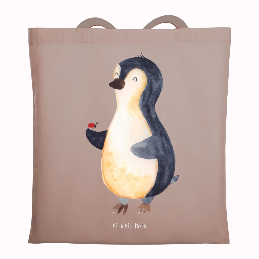 Tote bag Penguin ladybug Stoffbeutel, Badetasche, Strandtasche, Schultertasche, Shopper, Einkaufstasche, Umhängetasche, Beutel, Tragetasche, Einkaufstüte, Laptoptasche, Beuteltasche, Tasche, Stofftasche, Jutebeutel, Jutetasche, Pinguin, Lebensfreude, Liebe, Glück, Marienkäfer, Wunder, Pinguine, Freude