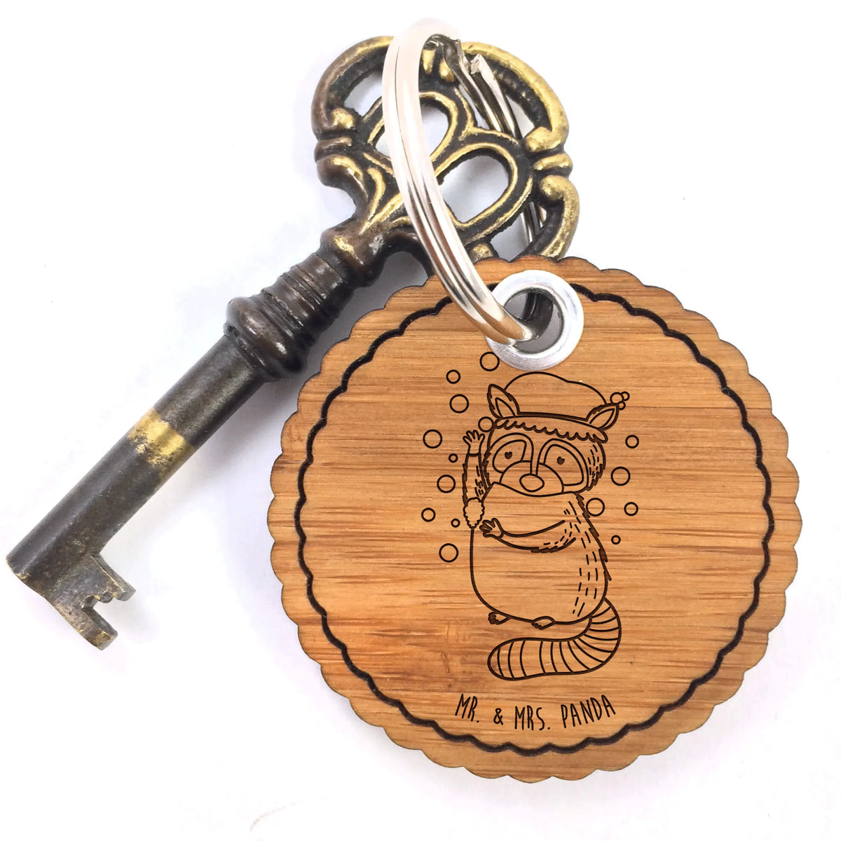 Rundwelle Schlüsselanhänger Waschbär Schlüsselanhänger, Taschenanhänger, Holz Schlüsselanhänger, Holzanhänger, anhänger für schlüssel, anhänger holz, anhänger schlüssel, Schlüsselanhänger Holz, Anhänger, Taschenbaumler, Tiere, Tiermotive, Gute Laune, Lustige Sprüche, Waschbär, Seifenblasen, Tagträumen, Fröhlich, Plan, Waschen