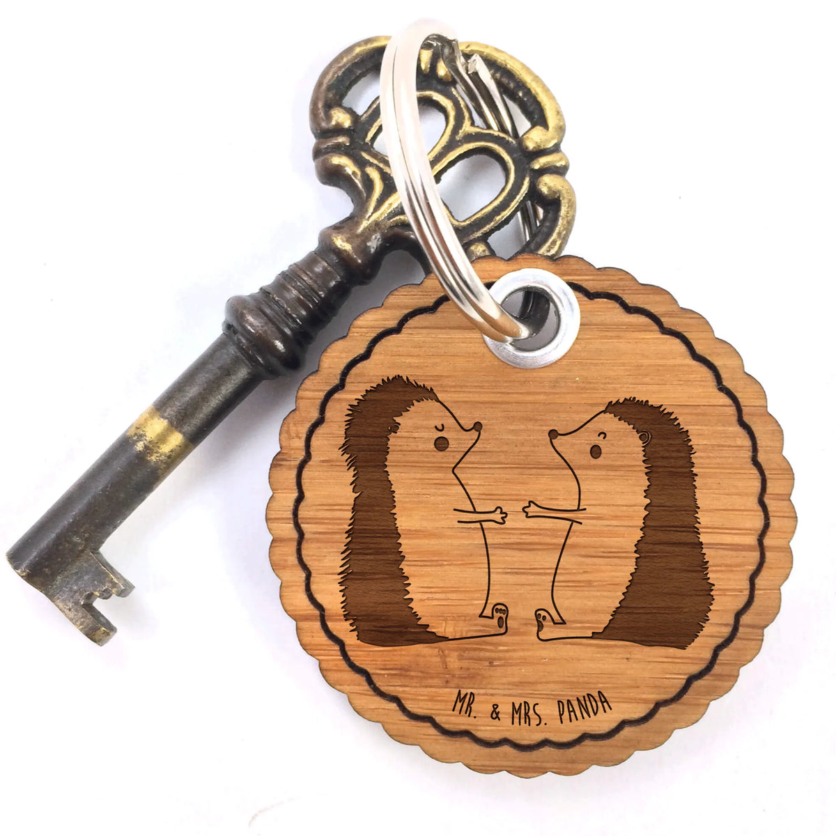 Wavy key ring Hedgehogs in love pendant, bag pendant, lucky charm, keychain, key ring, Love, Loving, Two, Together, Marriage, Engagement, Proposal of marriage, Love gift, gift for her, gift for him, anniversary gift, Wedding, Wedding anniversary, Girlfriend, Engaged, Anniversary, Proof of love, Married, Partner, Gift, Friend, In love, Hedgehog