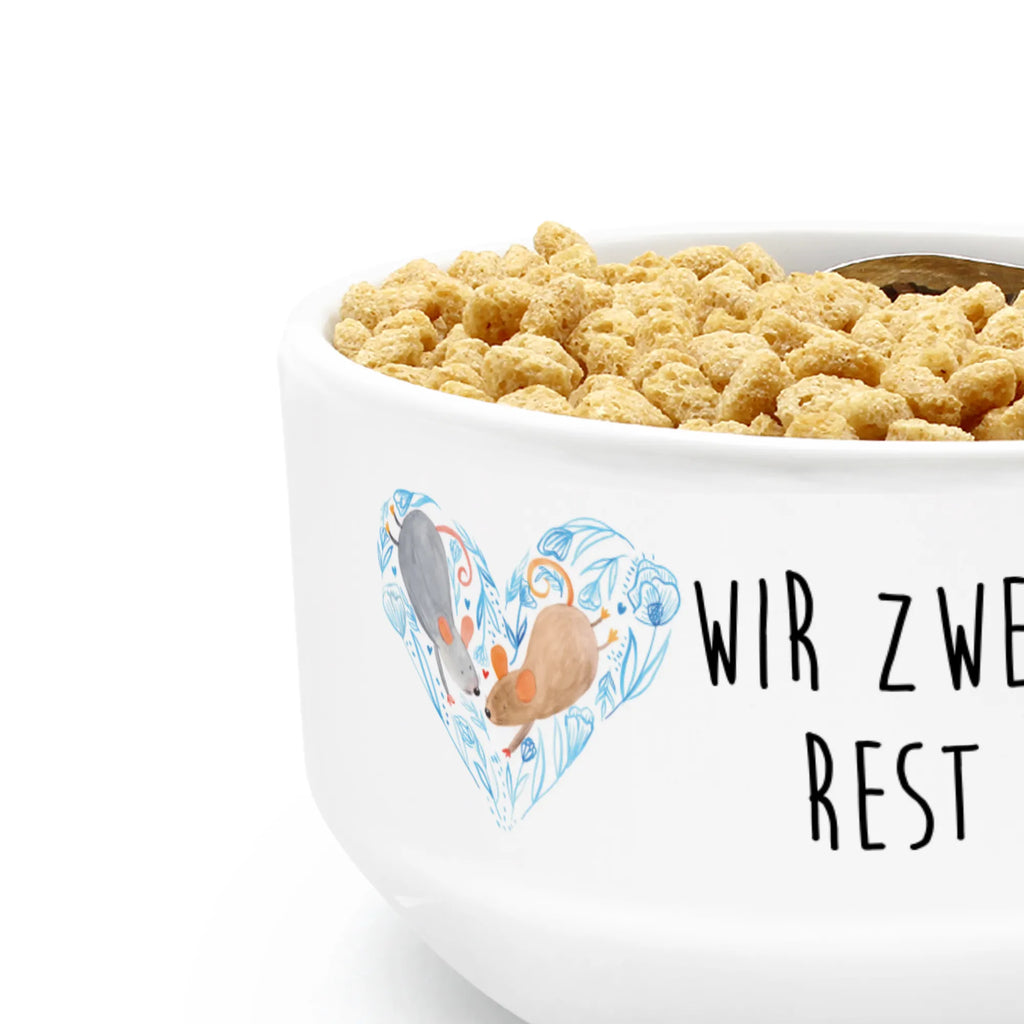 Muesli Bowl Mice heart bowl, soup bowl, cereal dish, breakfast bowl, dessert bowl, salad bowl, porcelain bowl, ceramic bowl, cereal bowl, snack bowl, fruit bowl, Love, Loving, Two, Together, Marriage, Engagement, Proposal of marriage, Love gift, gift for her, gift for him, anniversary gift, mouse, love gift, proof of love, engagement, mice, love message, wedding, favourite person, gift for two, anniversary, love, togetherness