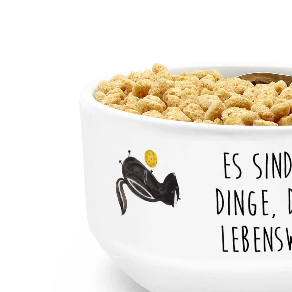 Müslischale Stinktier Ball Frühstücksschüssel, frühstücksbowl, frühstücksschale, Frühstücksschalen, puddingschale, suppenschale, suppenbowl, Früstücksschüssel, beilagenschüssel, Müslischale, Suppenschüssel, dessertschale, Müsli Schalen, salatschälchen, beilagenschale, Müslischüssel, müslibowl, Müsli Schale, Stinktier, Skunk, Weisheit, Stinker, Raubtier, Wildtier, Stinki, Verspielt