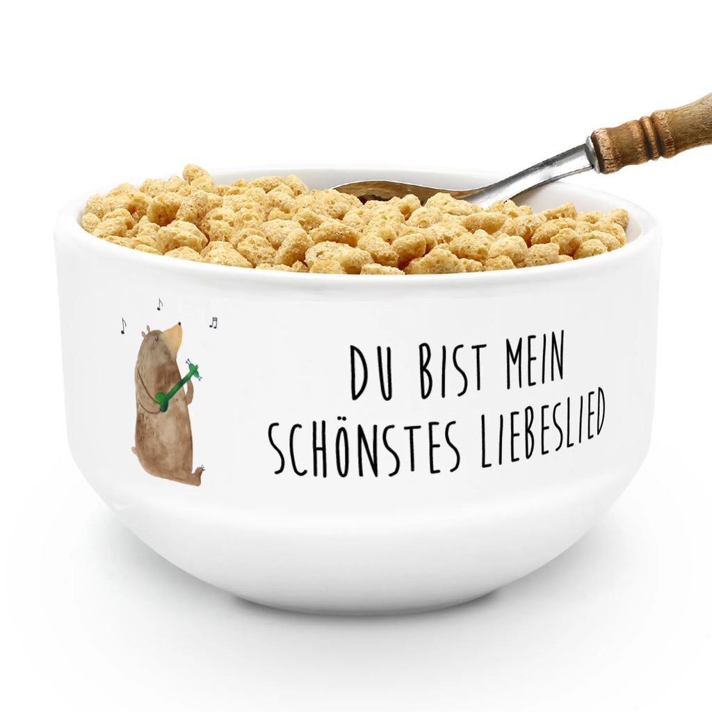 Müslischale Bär Lied Suppenschüssel, puddingschale, müslibowl, Früstücksschüssel, Müsli Schale, salatschälchen, Frühstücksschalen, dessertschale, Frühstücksschüssel, beilagenschale, frühstücksbowl, Müsli Schalen, frühstücksschale, suppenschale, suppenbowl, Müslischüssel, beilagenschüssel, Müslischale, Teddy, Bär, Teddybär, Bear, Spruch, Valentine, Geschenk, Herz, Liebe, Partner, Valentinstag, Lied, Frau, Freundin, Bärchen, Liebeslied, Song