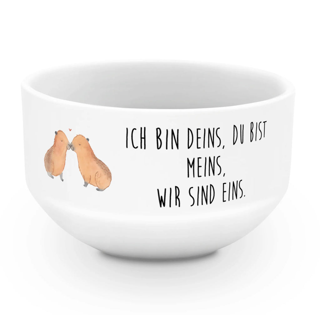 Muesli Bowl Capybara love cereal dish, snack bowl, ceramic bowl, breakfast bowl, dessert bowl, fruit bowl, soup bowl, cereal bowl, bowl, porcelain bowl, salad bowl, small animals, cute, funny, cute animal motives, hand drawn, small world, funny sayings, good mood, happy, gifts, gift ideas, special gifts, animal lover, card