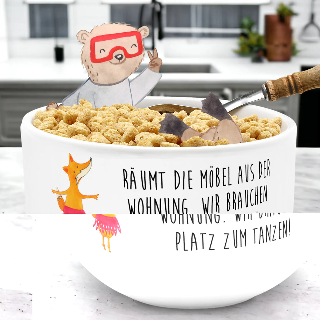 Muesli Bowl Fox ballerina breakfast bowl, cereal dish, soup bowl, fruit bowl, dessert bowl, cereal bowl, bowl, snack bowl, salad bowl, ceramic bowl, porcelain bowl, fox, foxes, forest wildlife, clever as a fox, animal lover, fox saying, dancing, party, ballet, vixen, birthday, dancer, ballerina, invitation
