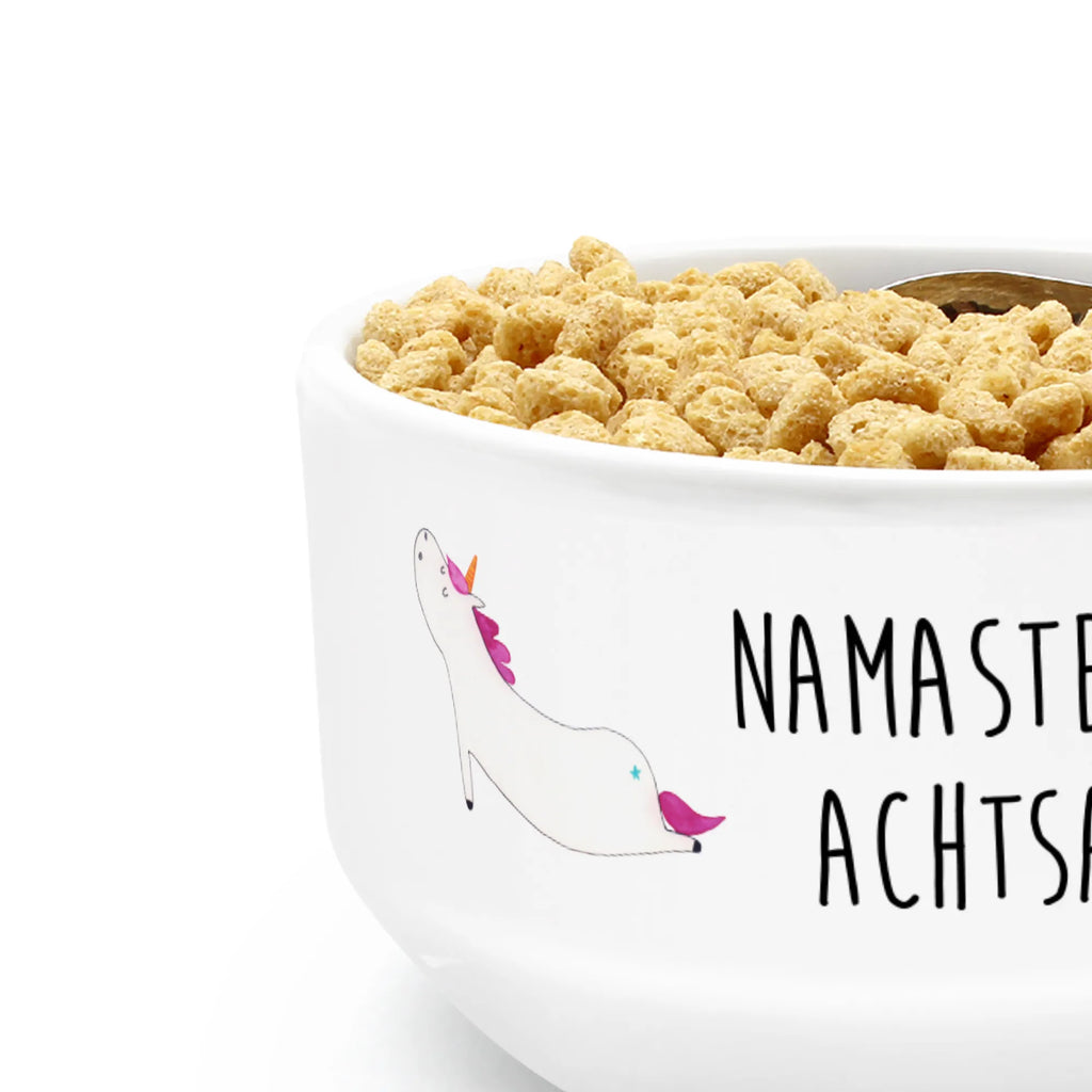 Muesli Bowl unicorn yoga cereal dish, salad bowl, cereal bowl, soup bowl, snack bowl, ceramic bowl, breakfast bowl, dessert bowl, porcelain bowl, fruit bowl, bowl, unicorn, unicorns, funny, present, Unicorn, mindfulness, relaxation, yoga, sports, gift, sweet, Namaste