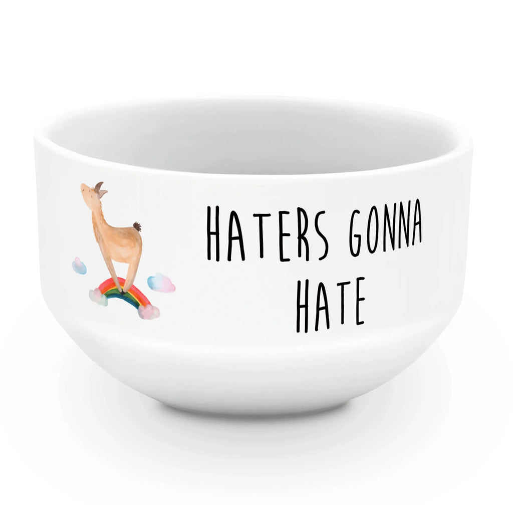 Muesli Bowl lama rainbow bowl, salad bowl, dessert bowl, cereal dish, fruit bowl, snack bowl, ceramic bowl, breakfast bowl, cereal bowl, soup bowl, porcelain bowl, Llama, llama, alpaca, trendy animal, Outsider, Haters, Freedom, Abi, Lamas, Hobby, Haters gonna hate, Self-employed, Rainbow, Lama, School, Cloud country