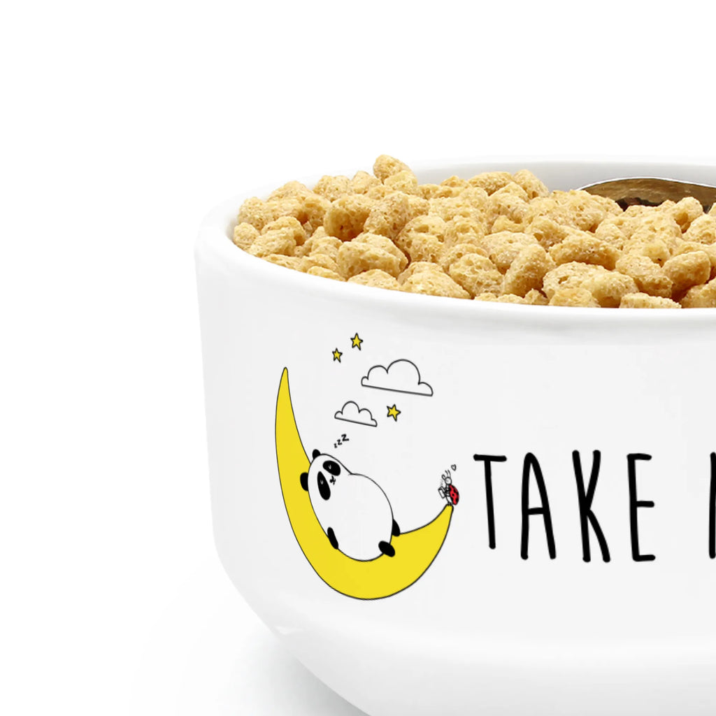 Muesli Bowl Panda Easy salad bowl, breakfast bowl, porcelain bowl, dessert bowl, soup bowl, bowl, fruit bowl, cereal dish, cereal bowl, ceramic bowl, snack bowl