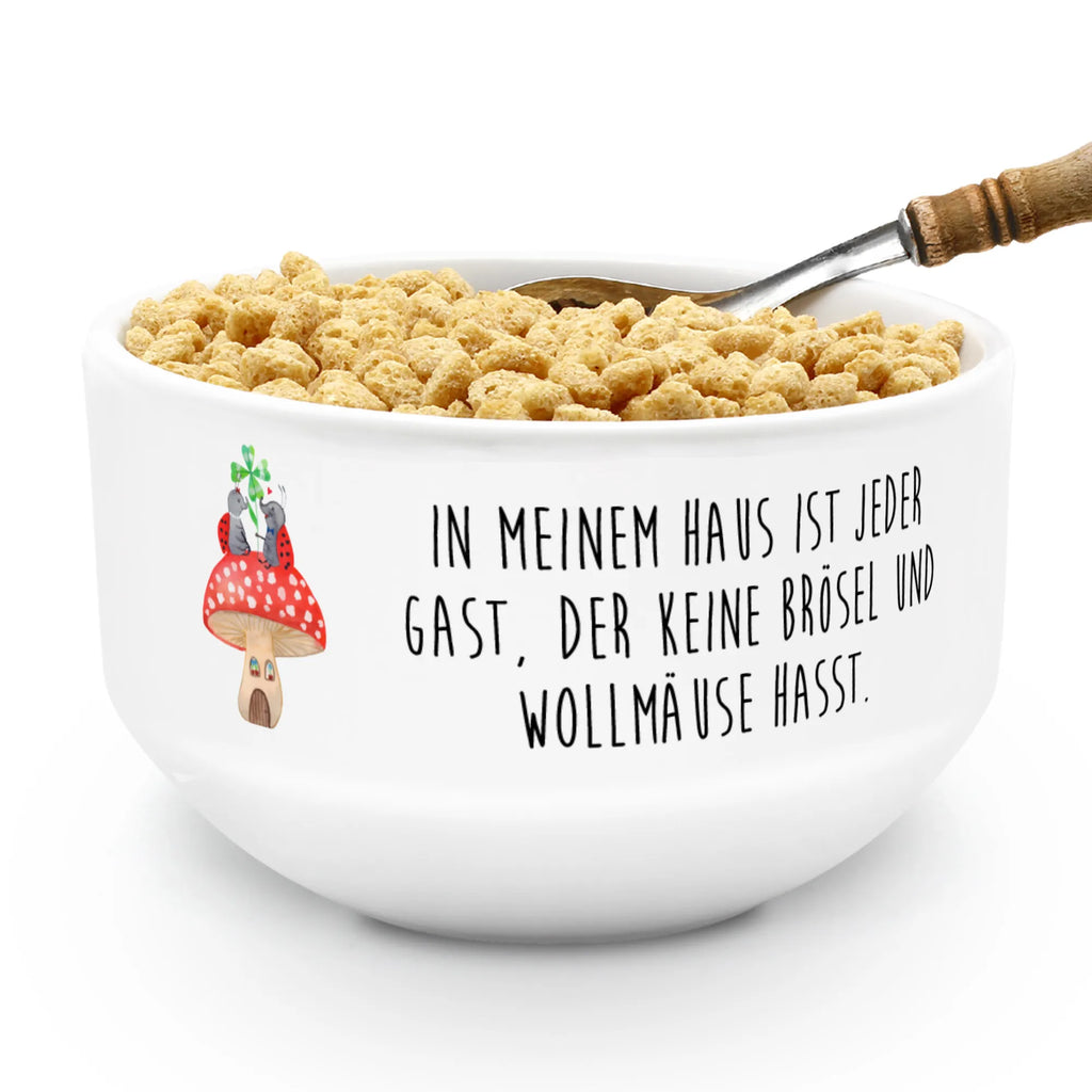 miska na musli biedronka Muchomor Motywy zwierzęce, dobra energia, zabawne powiedzonka, zwierzęta