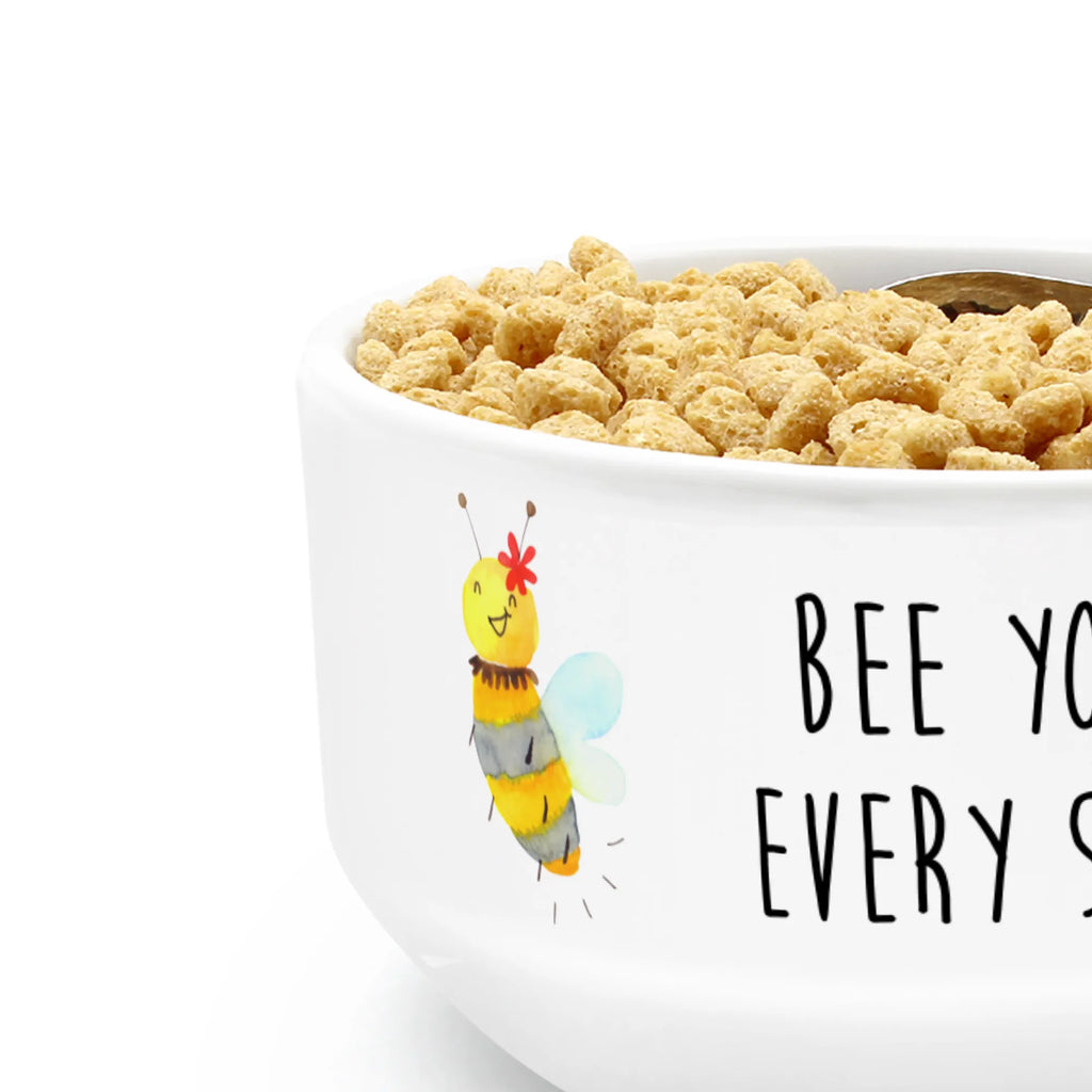 Muesli Bowl bee flower soup bowl, bowl, snack bowl, cereal bowl, fruit bowl, salad bowl, cereal dish, porcelain bowl, dessert bowl, ceramic bowl, breakfast bowl, Bee, wasp, bumblebee