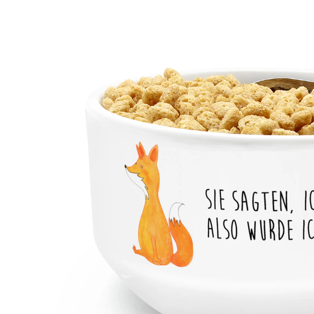 Muesli Bowl unicorn Fox cereal dish, dessert bowl, salad bowl, ceramic bowl, snack bowl, porcelain bowl, bowl, soup bowl, cereal bowl, fruit bowl, breakfast bowl, unicorn, unicorns, foxycorn, foxes, fox, fox horns