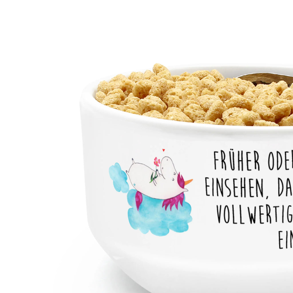 Muesli Bowl unicorn In love snack bowl, cereal dish, cereal bowl, breakfast bowl, soup bowl, porcelain bowl, salad bowl, fruit bowl, ceramic bowl, bowl, dessert bowl, unicorn, unicorns, Unicorn, girlfriend gift, cloud, Girlfriend present, Love, Unicorns, Love Proof