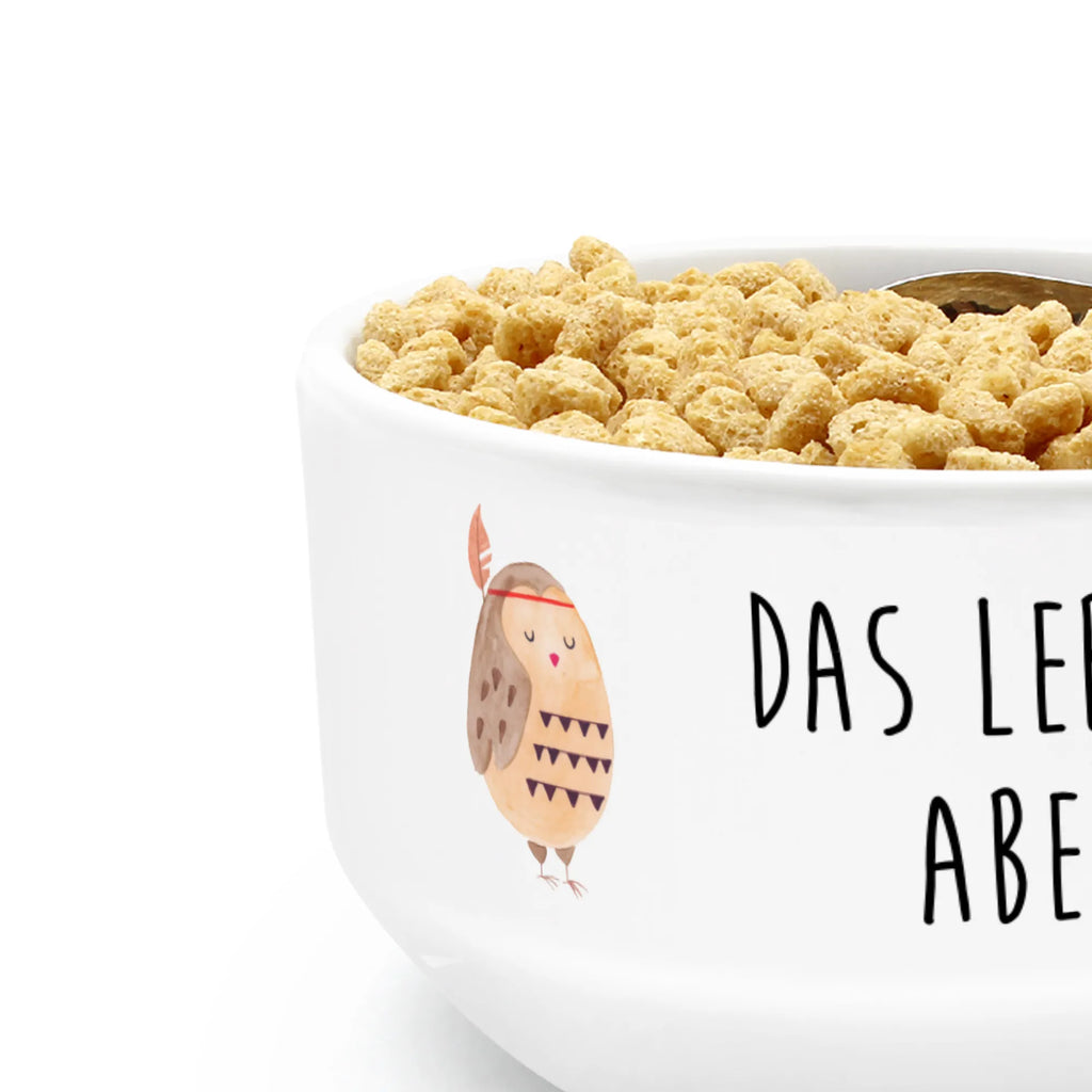 Muesli Bowl Owl feather headdress soup bowl, salad bowl, cereal dish, porcelain bowl, bowl, breakfast bowl, dessert bowl, snack bowl, ceramic bowl, cereal bowl, fruit bowl, owl, forest animal, bird, nocturnal, gift ideas, birthday present, illustrated, funny, romantic gift, owl decor, Life is an adventure, Decoration, Indian saying, Owl decoration, Owl, Travel saying, Beautiful saying, Feather decoration