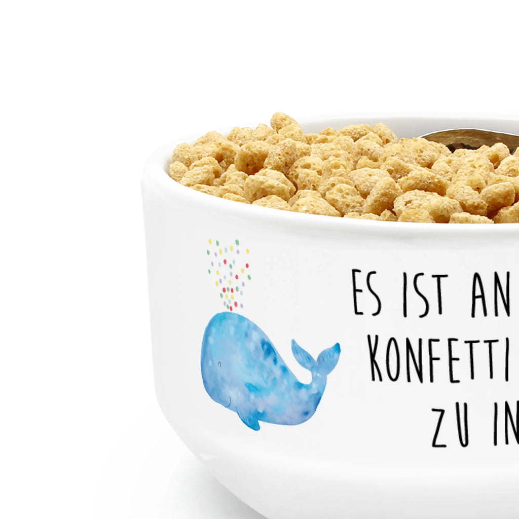 Muesli Bowl whale confetti salad bowl, dessert bowl, ceramic bowl, cereal bowl, fruit bowl, soup bowl, porcelain bowl, breakfast bowl, cereal dish, bowl, snack bowl, Seafood, aquatic animals, ocean, sea, fish, shells, corals, reef, whale, narwhal, sea urchin, lobster, platypus, turtle, manatee, crocodile, orca, shrimp, gifts for seafood lovers, water world, underwater animals, underwater world, vacation, deep sea, seafood fans, gift ideas, seafood decoration, seafood posters, losing weight, new beginning, diet, separation, Whale, period of life, new start, birthday, whales, confetti, motivation