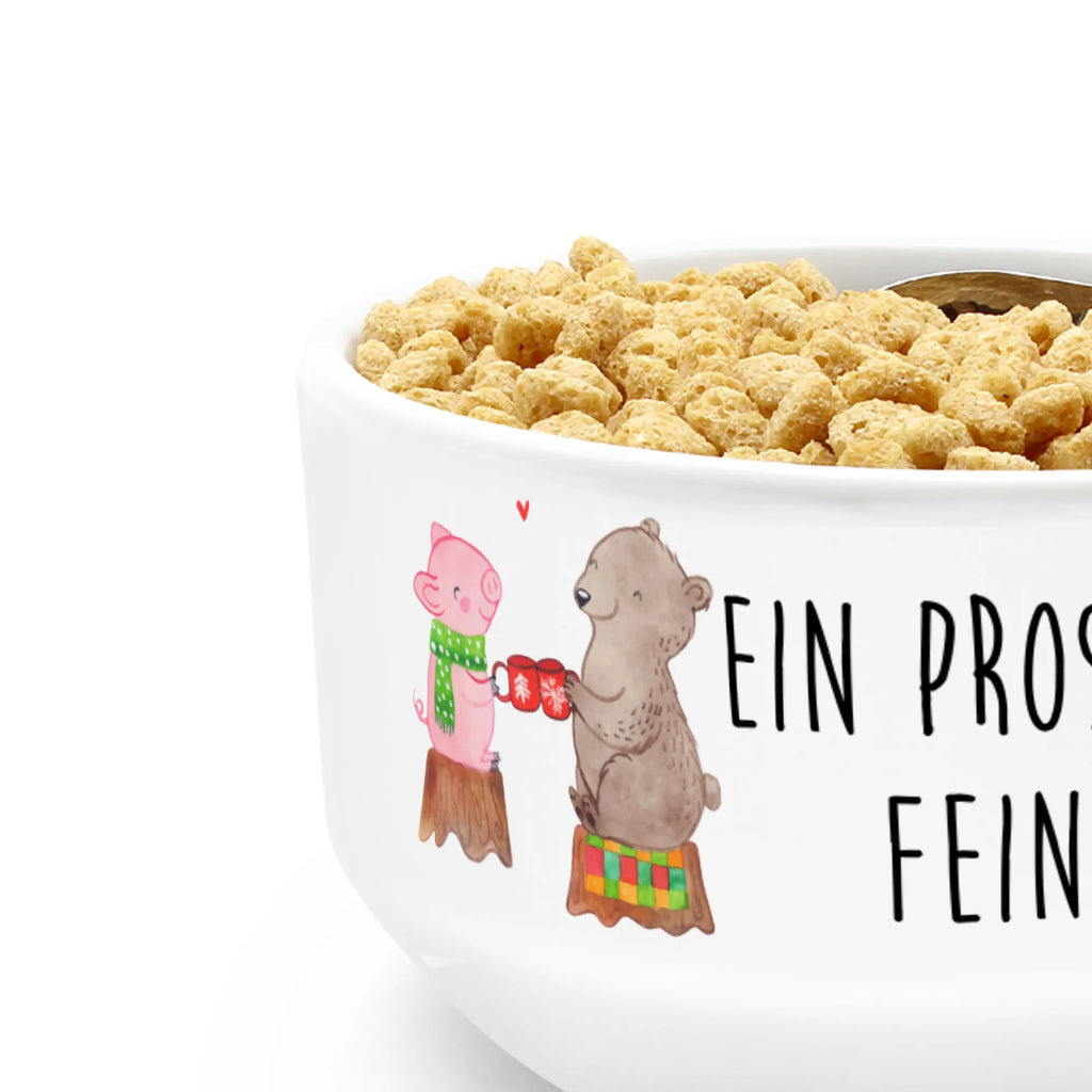 Muesli Bowl Glowing Pig Bash cereal dish, dessert bowl, fruit bowl, soup bowl, breakfast bowl, bowl, porcelain bowl, snack bowl, cereal bowl, ceramic bowl, salad bowl, Winter, Christmas, Christmas time, snow