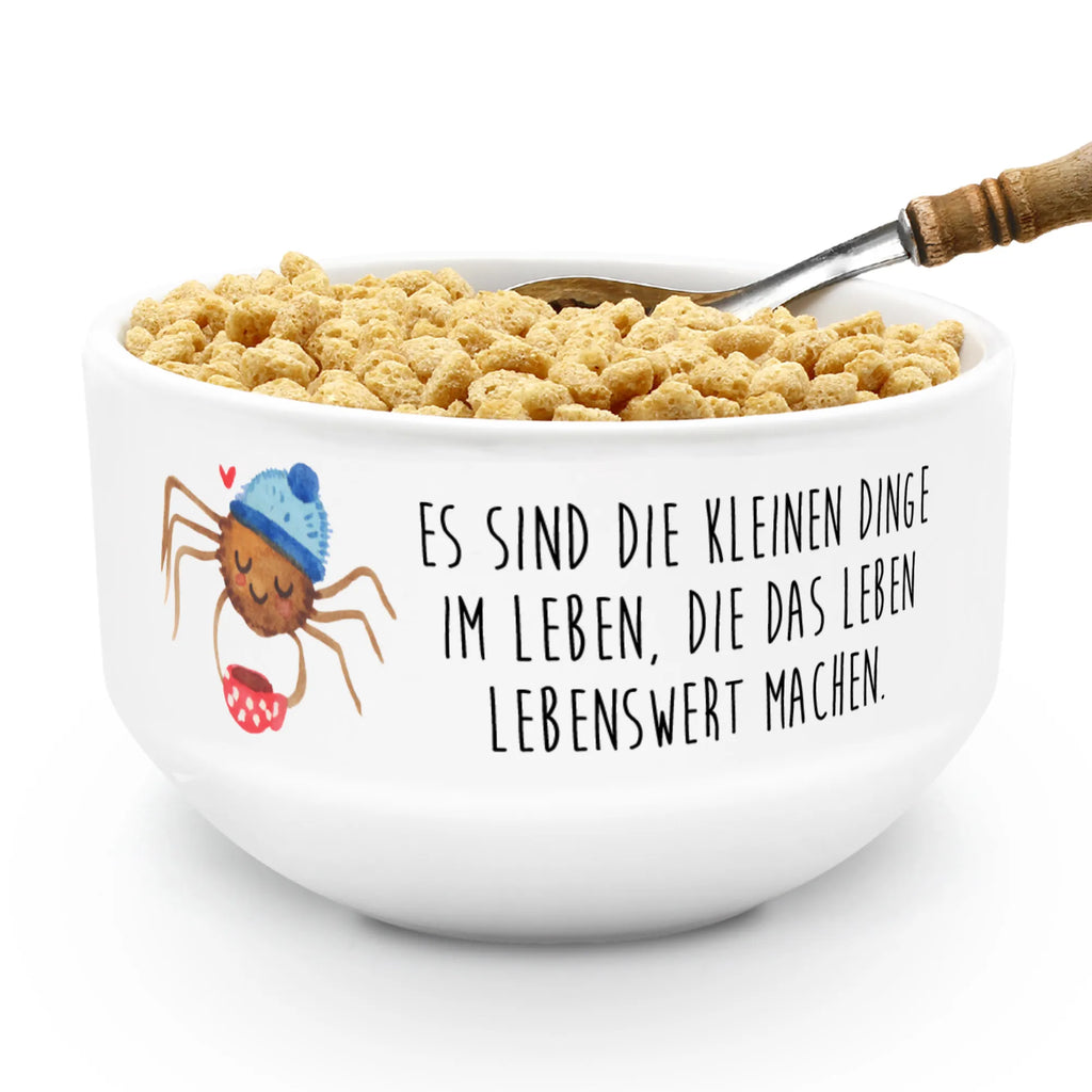 Muesli Bowl Spider Agathe coffee cereal dish, soup bowl, salad bowl, dessert bowl, porcelain bowl, breakfast bowl, cereal bowl, ceramic bowl, snack bowl, fruit bowl, bowl, Spider Agathe, Spider, Agathe, Videos, Merchandise