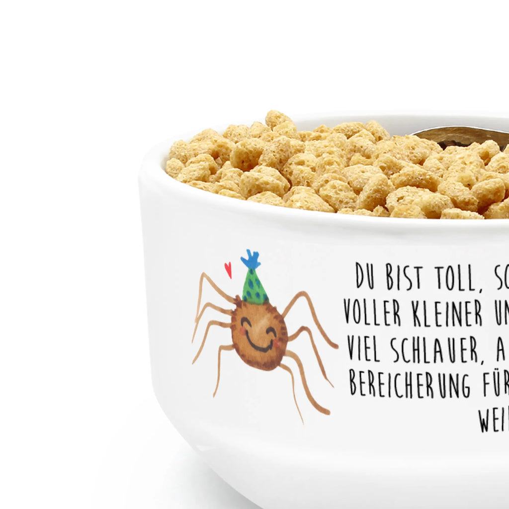 Muesli Bowl Spider Agathe Party porcelain bowl, salad bowl, dessert bowl, soup bowl, ceramic bowl, bowl, cereal dish, cereal bowl, breakfast bowl, fruit bowl, snack bowl, Spider Agathe, Spider, Agathe, Videos, Merchandise