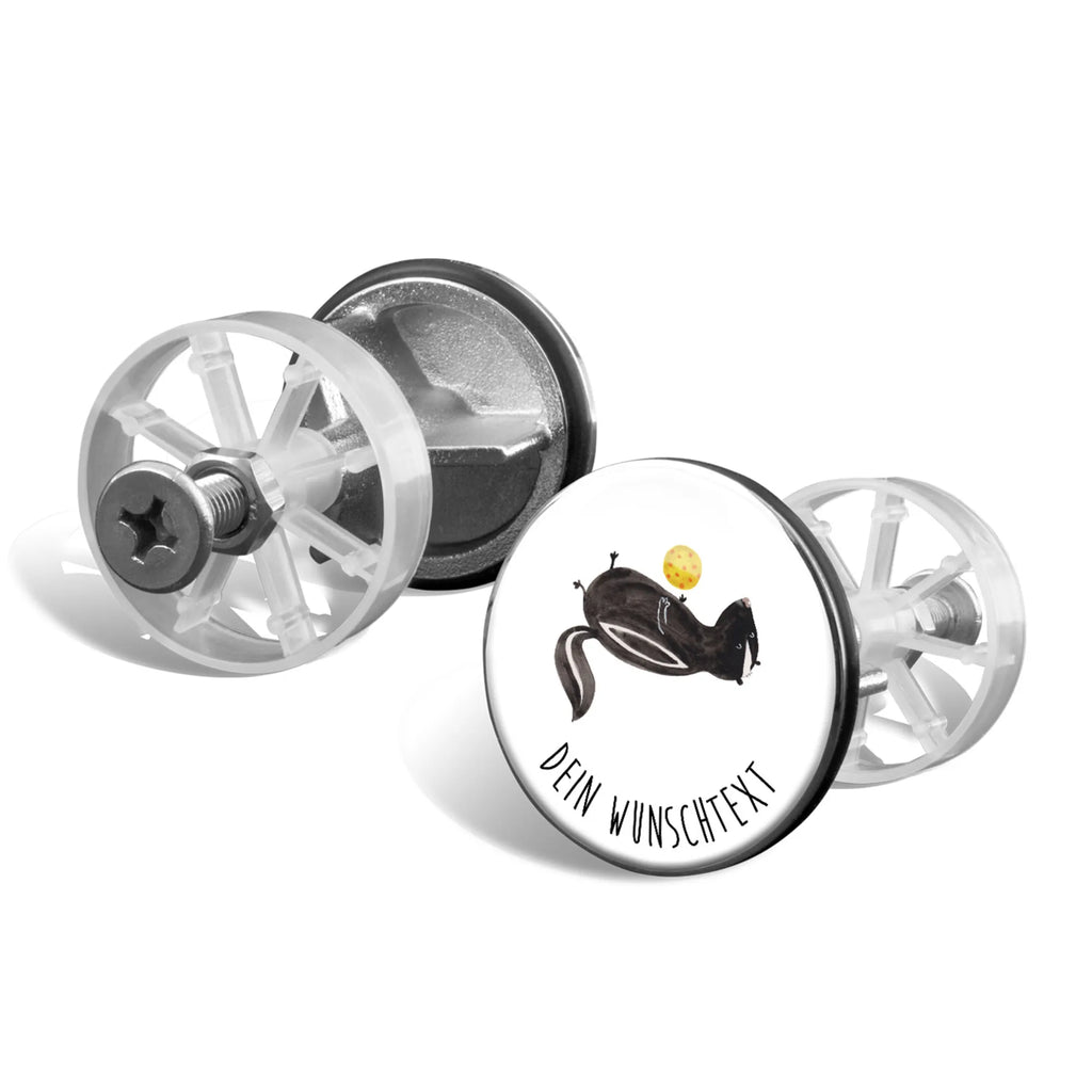 Spersonalizowany korek do umywalki skunks piłka Stinktier, Skunk