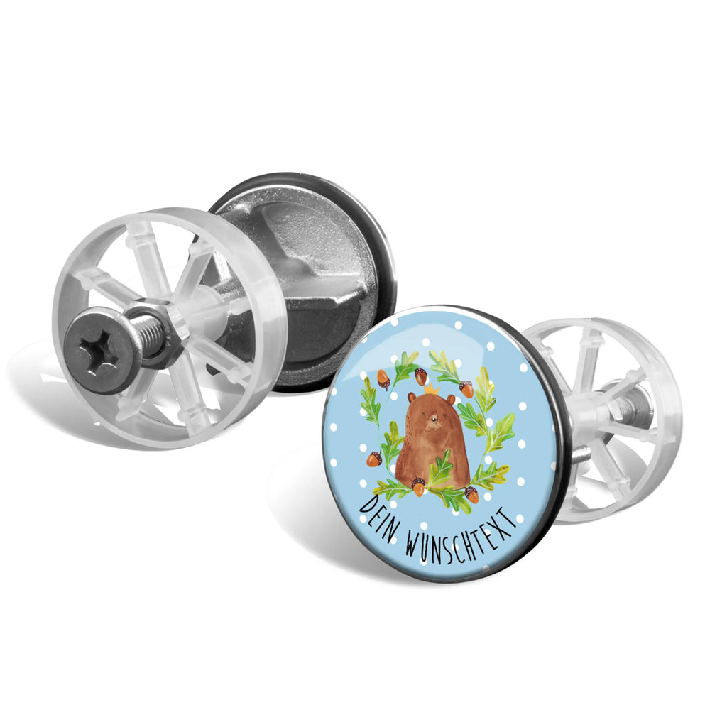 Personalized sink plug bear king bear, teddy, teddy bear, cuddly toy, best daddy, Bear, Dad, Daddy, world best daddy, Father, Daddy Bear, Father's Day