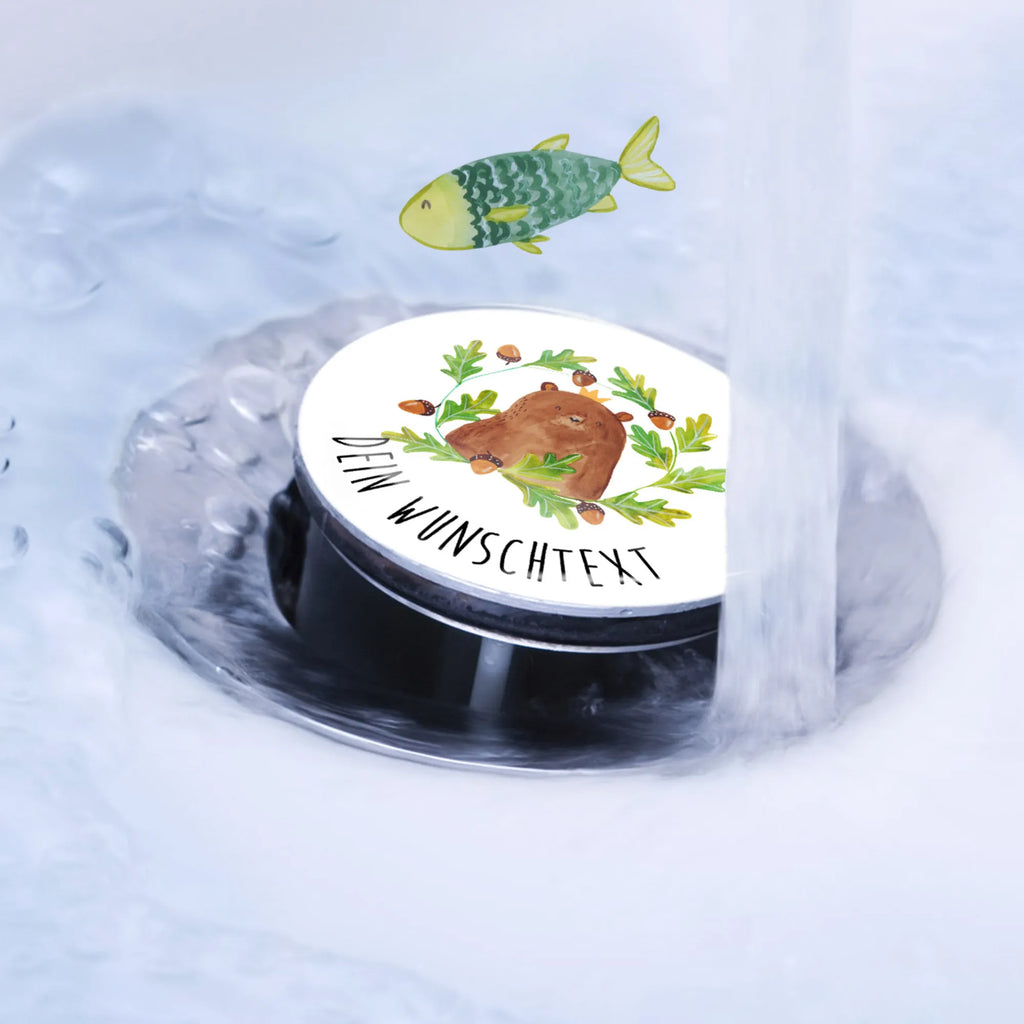 Personalized sink plug bear king bear, teddy, teddy bear, cuddly toy, best daddy, Bear, Dad, Daddy, world best daddy, Father, Daddy Bear, Father's Day