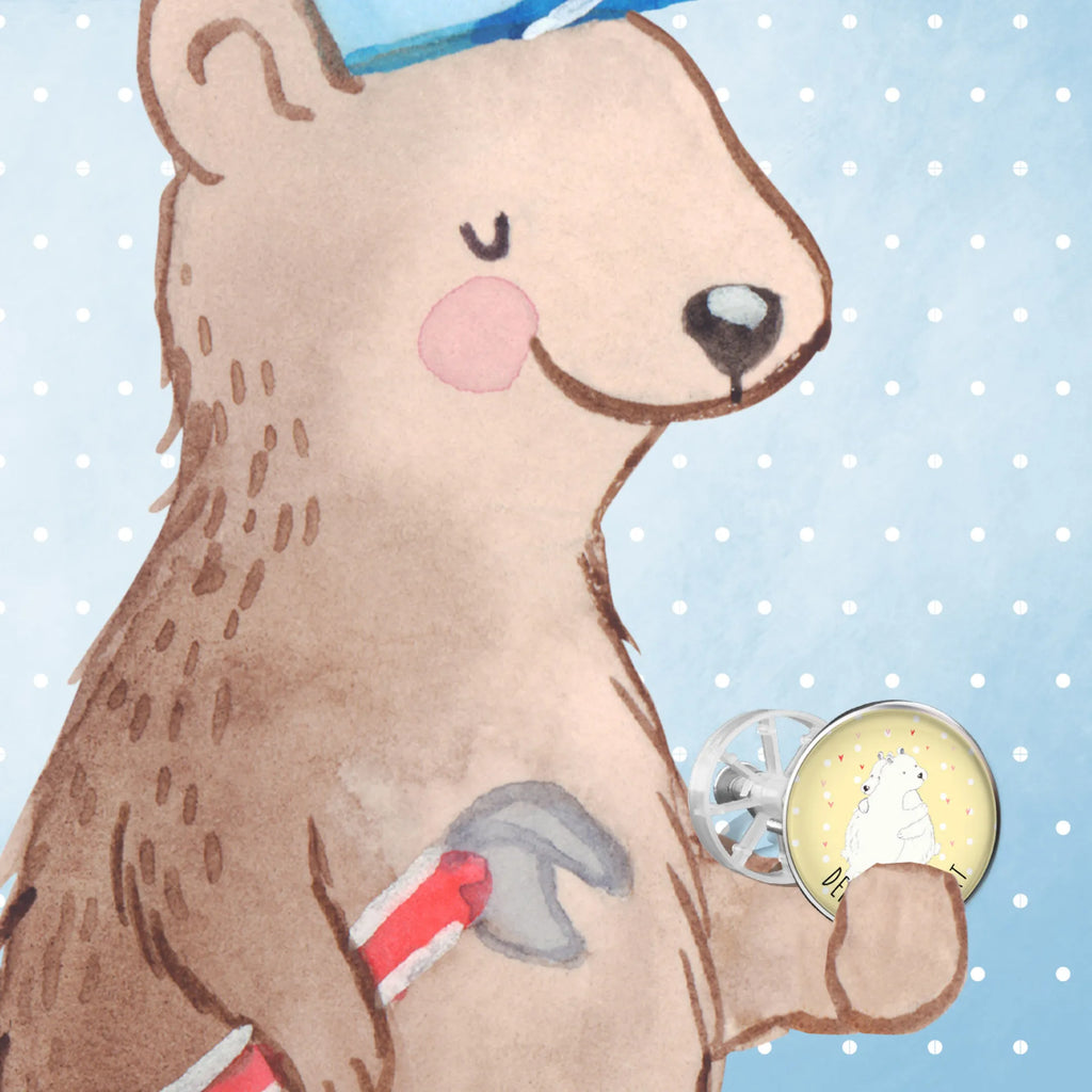 Personalized sink plug Icebear Embrace small animals, cute, funny, cute animal motives, hand drawn, small world, funny sayings, good mood, happy, gifts, gift ideas, special gifts, animal lover, card