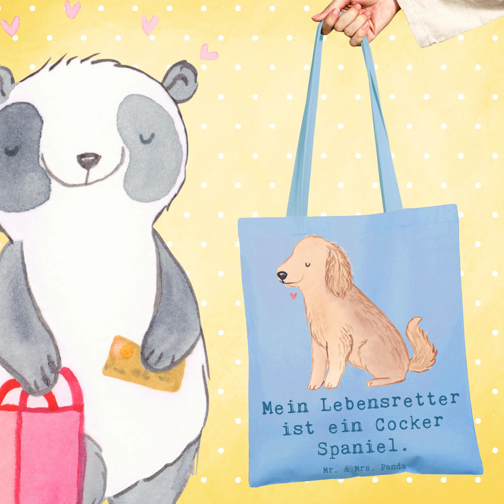 Tote bag Cocker Spaniel Lifesaver Umhängetasche, Tüte, baumwollbeutel, Baumwolltasche, bedruckte tasche, Schultertasche, Alltagstasche, tote bag, Tragetasche, Leinentasche, Shopper, Strandtasche, Badetasche, Einkaufstüte, Einkaufstasche, büchertasche, Jutebeutel, Stofftasche, Tasche, Schultasche, Henkeltasche, Jutetasche, Stoffbeutel, Beutel, unitasche, shopping tasche, Beuteltasche, uni tasche, Statementbeutel, Laptoptasche, Einkaufsbeutel, Hunderasse, Welpe, Rassehund, Tierfreund, Hundebesitzer, Geschenk, Hund, Schenken, Cocker Spaniel, Englische Cockerspaniel