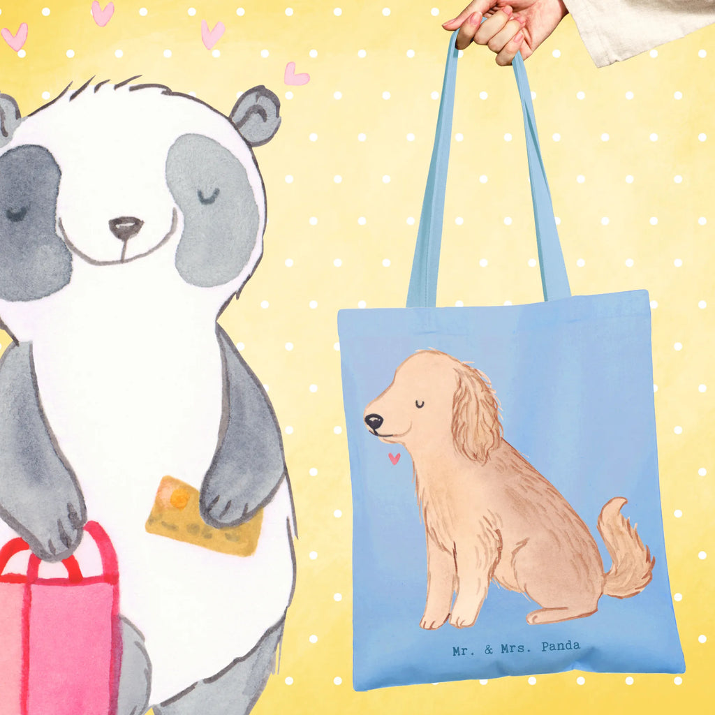Tote bag Cocker Spaniel Moment Stoffbeutel, Jutetasche, Einkaufstasche, Tragetasche, Laptoptasche, Badetasche, Stofftasche, Strandtasche, Einkaufstüte, Jutebeutel, Tasche, Schultertasche, Umhängetasche, Shopper, Beutel, Beuteltasche, Hund, Hunderasse, Rassehund, Hundebesitzer, Geschenk, Tierfreund, Schenken, Welpe, Cocker Spaniel, Englische Cockerspaniel