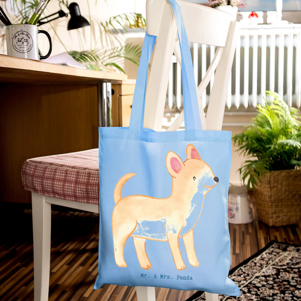 Tote bag Chihuahua moment Einkaufstüte, Beutel, Jutetasche, Stoffbeutel, Laptoptasche, Stofftasche, Tragetasche, Einkaufstasche, Beuteltasche, Tasche, Badetasche, Umhängetasche, Shopper, Strandtasche, Schultertasche, Jutebeutel, Hund, Hunderasse, Rassehund, Hundebesitzer, Geschenk, Tierfreund, Schenken, Welpe, Chihuahua