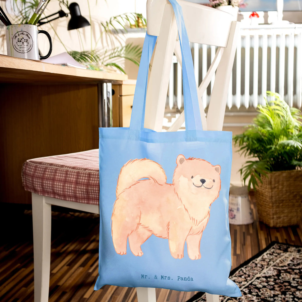 Tote bag Chow-Chow Moment Tragetasche, Tasche, Beuteltasche, Einkaufstasche, Jutetasche, Shopper, Umhängetasche, Badetasche, Stofftasche, Jutebeutel, Laptoptasche, Einkaufstüte, Stoffbeutel, Strandtasche, Beutel, Schultertasche, Hund, Hunderasse, Rassehund, Hundebesitzer, Geschenk, Tierfreund, Schenken, Welpe, Chow-Chow, Asiatischer Spitz