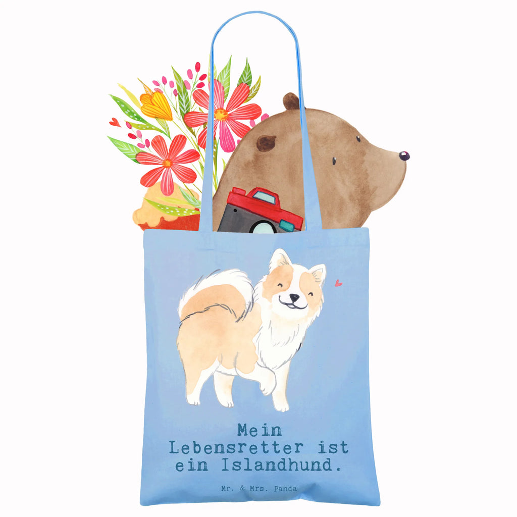 Tote bag Icelandic Sheepdog Lifesaver shopping bag, shoulder bag, pouch, Carrier bag, shopper, jute bag, cotton bag, bag, cloth bag, Dog, dog breed, purebred dog, dog owner, gift, animal lover, giving, puppy