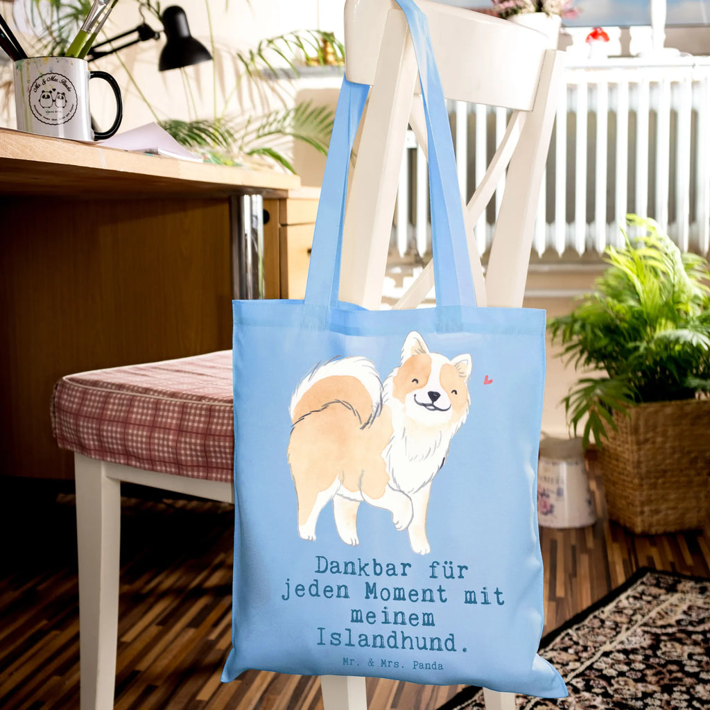 Tote bag Island Dog Moment Einkaufstasche, Badetasche, Beuteltasche, Stofftasche, Einkaufstüte, Umhängetasche, Tasche, Strandtasche, Jutetasche, Schultertasche, Tragetasche, Stoffbeutel, Laptoptasche, Beutel, Shopper, Jutebeutel, Hund, Hunderasse, Rassehund, Hundebesitzer, Geschenk, Tierfreund, Schenken, Welpe, isländischer Schäferhund, Islandhund