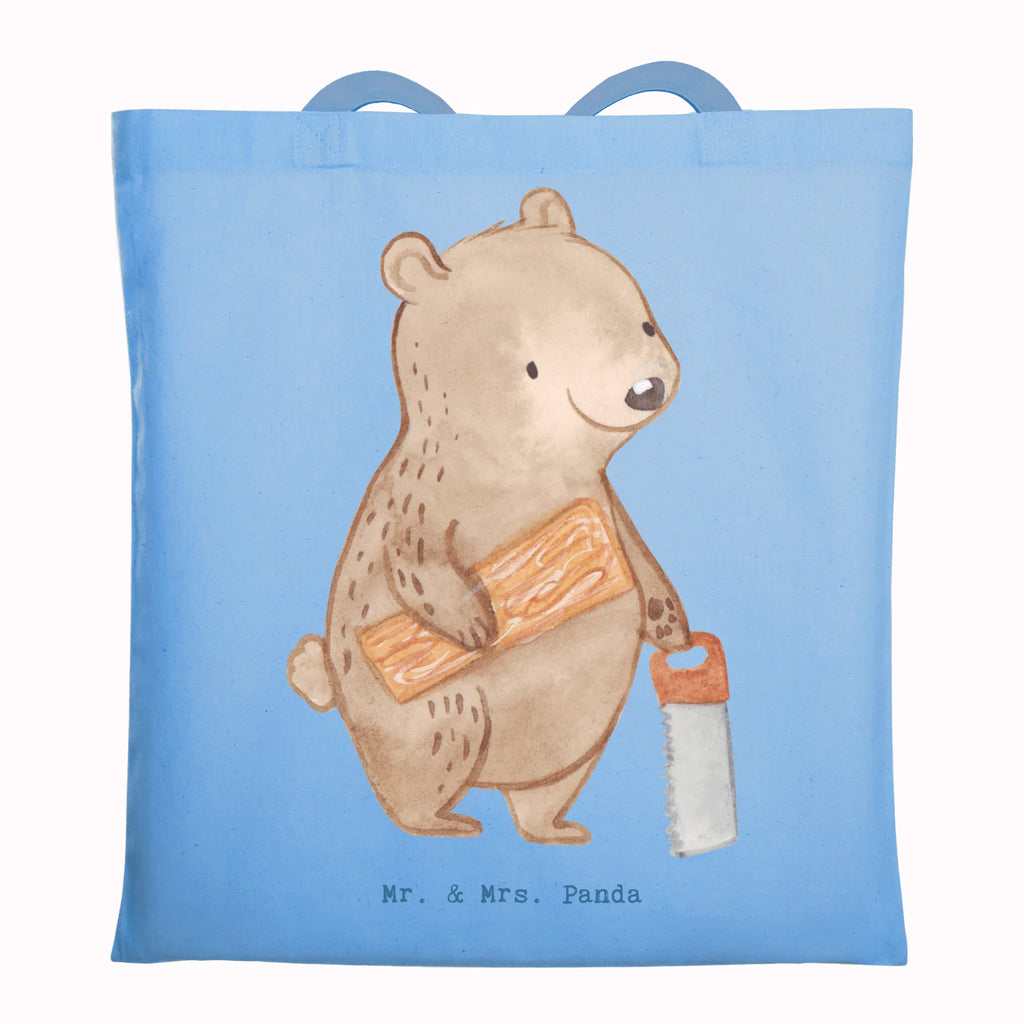 Tote bag Carpenter Heart Badetasche, Tragetasche, Strandtasche, Stoffbeutel, Stofftasche, Shopper, Schultertasche, Beuteltasche, Einkaufstüte, Umhängetasche, Einkaufstasche, Tasche, Jutetasche, Jutebeutel, Beutel, Laptoptasche, Beruf, Ausbildung, Jubiläum, Abschied, Rente, Kollege, Kollegin, Geschenk, Schenken, Arbeitskollege, Mitarbeiter, Firma, Danke, Dankeschön