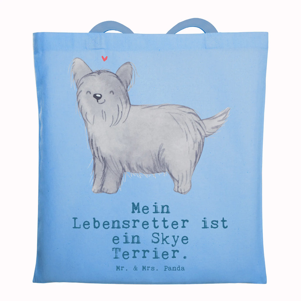 Tragetasche Skye Terrier Lebensretter Shopper, Stoffbeutel, Laptoptasche, Jutetasche, Tasche, Umhängetasche, Tragetasche, Badetasche, Schultertasche, Stofftasche, Einkaufstüte, Beutel, Beuteltasche, Strandtasche, Jutebeutel, Einkaufstasche, Hund, Hunderasse, Rassehund, Hundebesitzer, Geschenk, Tierfreund, Schenken, Welpe, Terrier, Skye Terrier