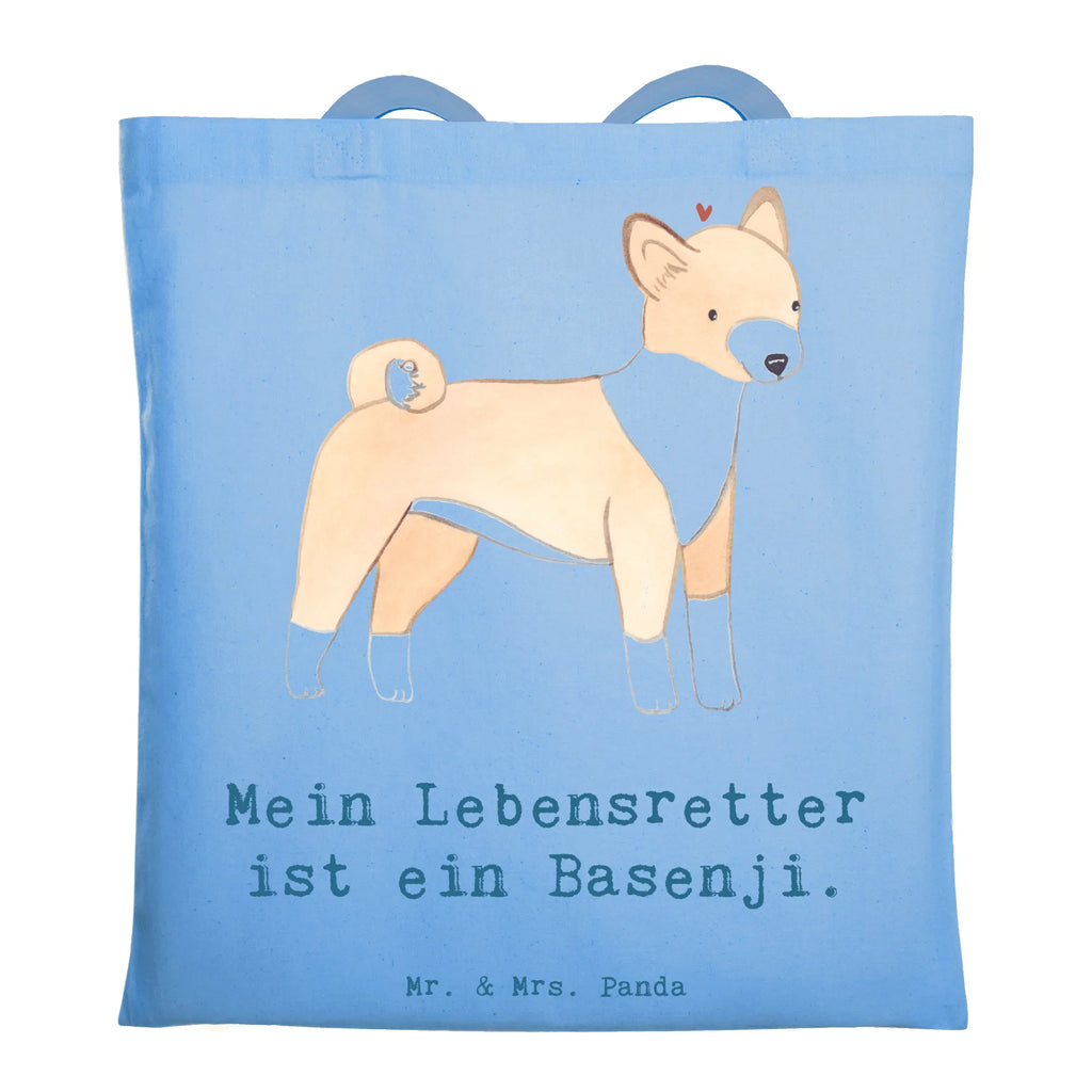 Tragetasche Basenji Lebensretter Stofftasche, Jutebeutel, Einkaufstüte, Jutetasche, Shopper, Strandtasche, Laptoptasche, Beutel, Beuteltasche, Einkaufstasche, Tragetasche, Tasche, Umhängetasche, Stoffbeutel, Schultertasche, Badetasche, Hund, Hunderasse, Rassehund, Hundebesitzer, Geschenk, Tierfreund, Schenken, Welpe, Kongo-Terrier, Basenji
