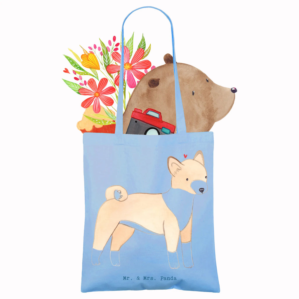 Tragetasche Basenji Lebensretter Stofftasche, Jutebeutel, Einkaufstüte, Jutetasche, Shopper, Strandtasche, Laptoptasche, Beutel, Beuteltasche, Einkaufstasche, Tragetasche, Tasche, Umhängetasche, Stoffbeutel, Schultertasche, Badetasche, Hund, Hunderasse, Rassehund, Hundebesitzer, Geschenk, Tierfreund, Schenken, Welpe, Kongo-Terrier, Basenji